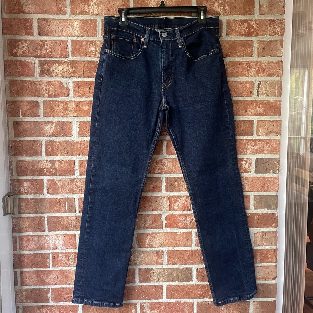 Men’s Levi’s 514 Straight Leg Jeans - blue darkwash
